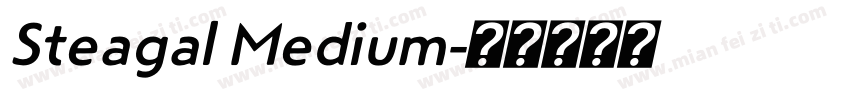 Steagal Medium字体转换